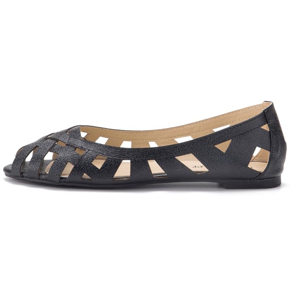 OLIVIA MILLER Women's Cut-Out Flats