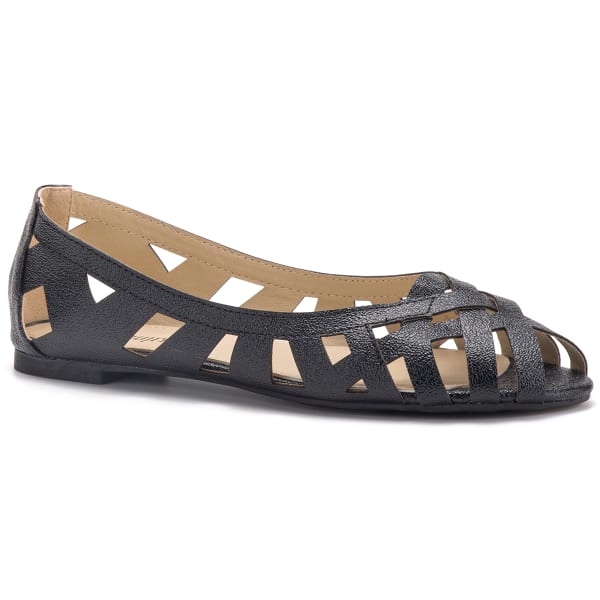 OLIVIA MILLER Women's Cut-Out Flats