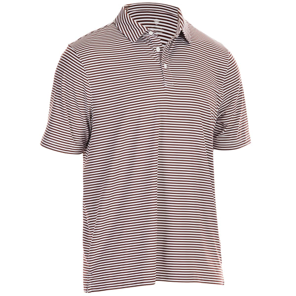 TOP OF THE WORLD Men's Striped Polo Shirt