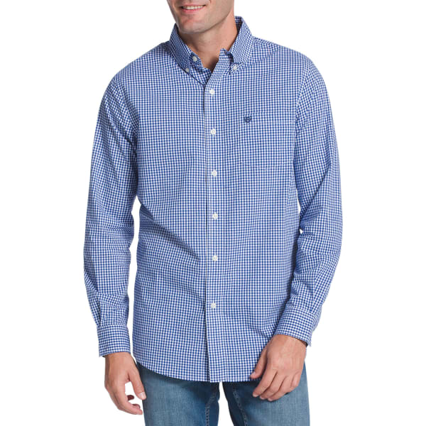 CHAPS Men's Stretch Easy Care Poplin Button-Down Shirt