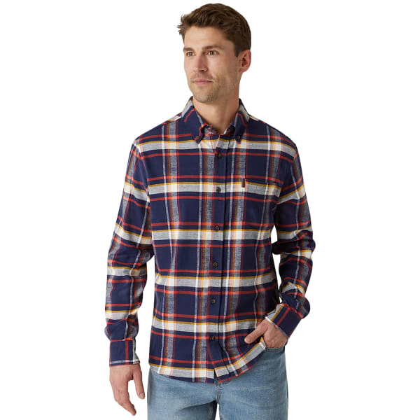 CHAPS Men's Stretch Button Down Flannel