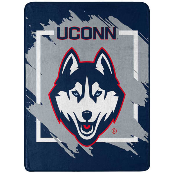 UCONN Dimensional Micro Raschel Throw Blanket