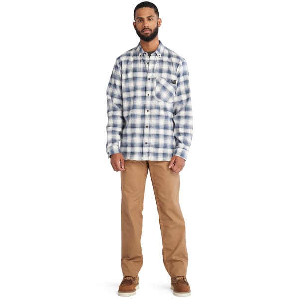 TIMBERLAND PRO Men's Woodfort Lightweight Flannel Flex Shirt