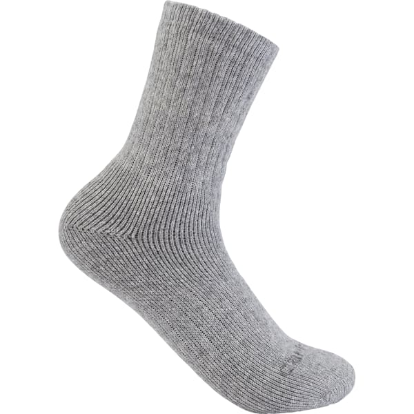 CARHARTT Women's WA554 Heavyweight Synthetic Wool Blend Crew Socks, 4 Pack