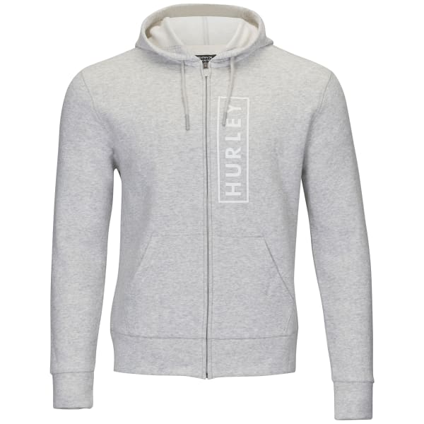 HURLEY Young Men's Boxed Logo Full-Zip Hoodie