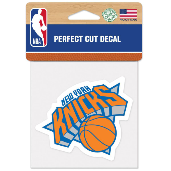 NEW YORK KNICKS Perfect Cut  4" x 4" Color Decal