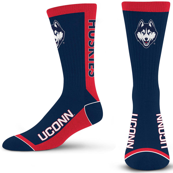 UCONN HUSKIES Men's For Bare Feet MVP Socks