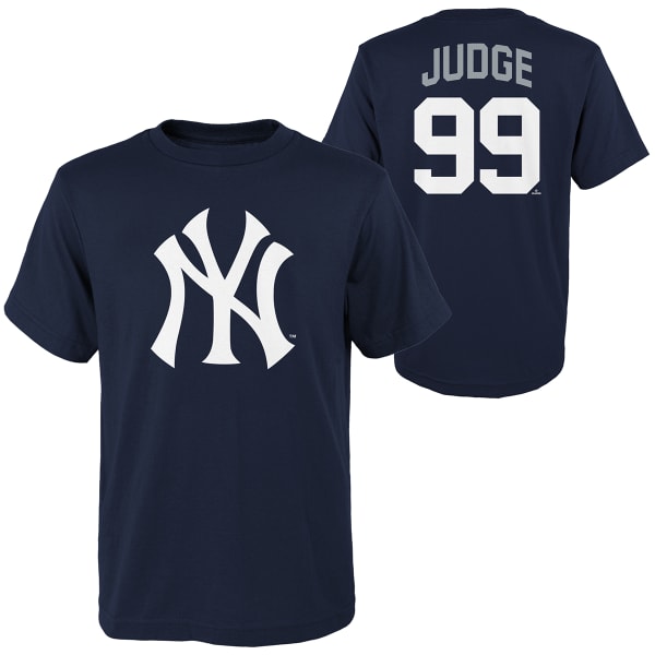 NEW YORK YANKEES Kids' Outerstuff Judge Name & Number Short-Sleeve Tee