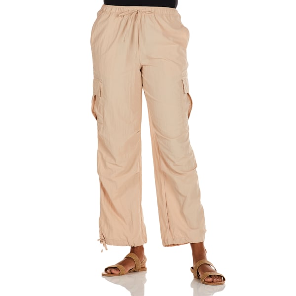 NO COMMENT Juniors' Cargo Parachute Pants