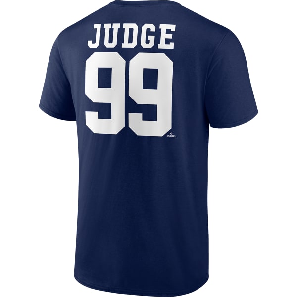 NEW YORK YANKEES Men's Fanatics Judge Name & Number Short-Sleeve Tee