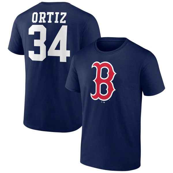 BOSTON RED SOX Men's Fanatics Ortiz Name & Number Short-Sleeve Tee