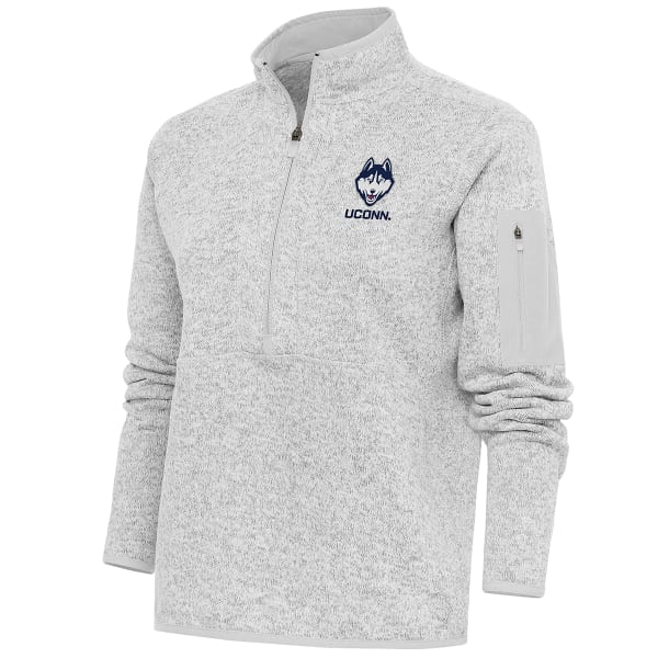 UCONN Women's Antigua Fortune Half-Zip Pullover