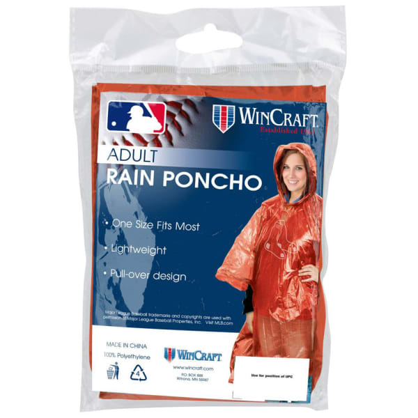 BOSTON RED SOX Rain Poncho