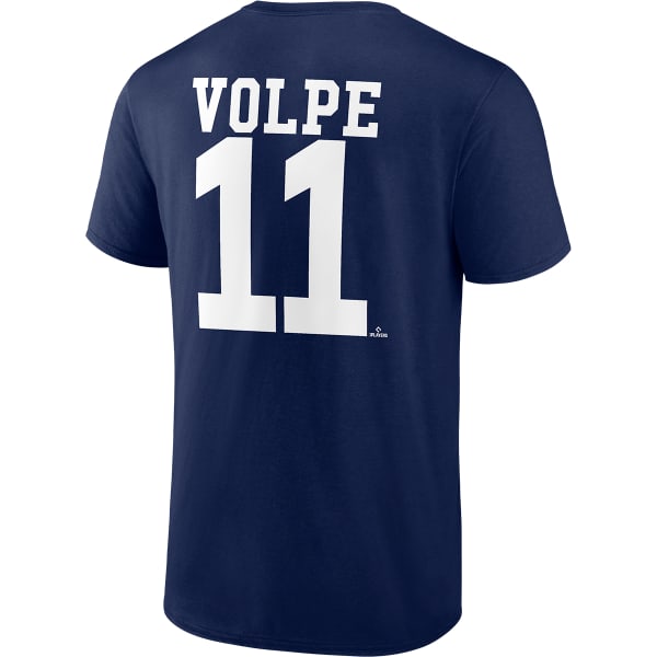 NEW YORK YANKEES Men's Fanatics Volpe Name & Number Short-Sleeve Tee