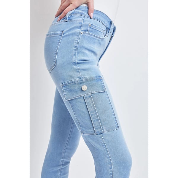 YMI Juniors' Hyperdenim Skinny Cargo Jeans