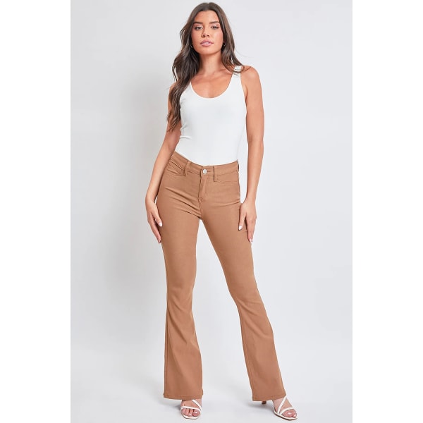 YMI Juniors' Hyperstretch Forever Flare Pants