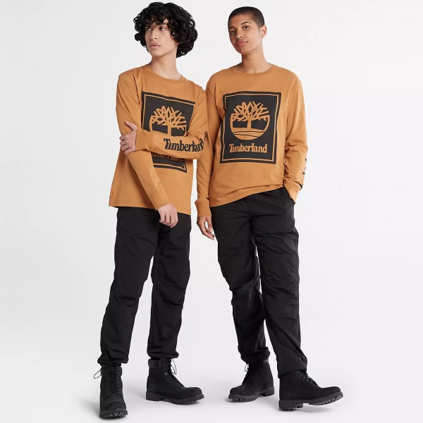 TIMBERLAND Men's Long-Sleeve Logo Tee