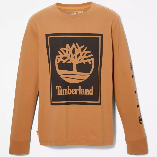 TIMBERLAND Men's Long-Sleeve Logo Tee