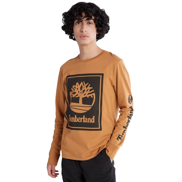 TIMBERLAND Men's Long-Sleeve Logo Tee