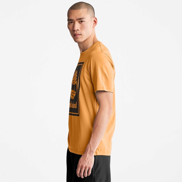 TIMBERLAND Men's Short-Sleeve Stack Logo Tee