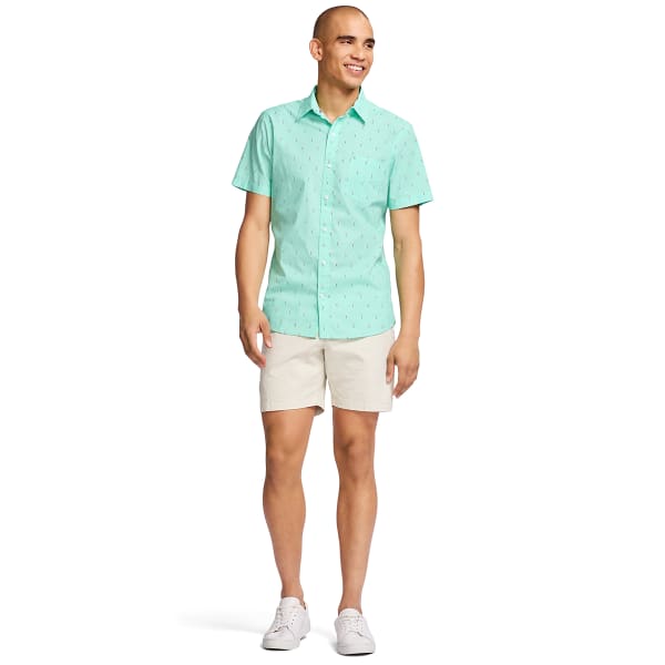 IZOD Men's Classic Breeze Short Sleeve Woven Shirt