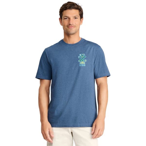 IZOD Men's Saltwater Soft Wash Short Sleeve Graphic Tee