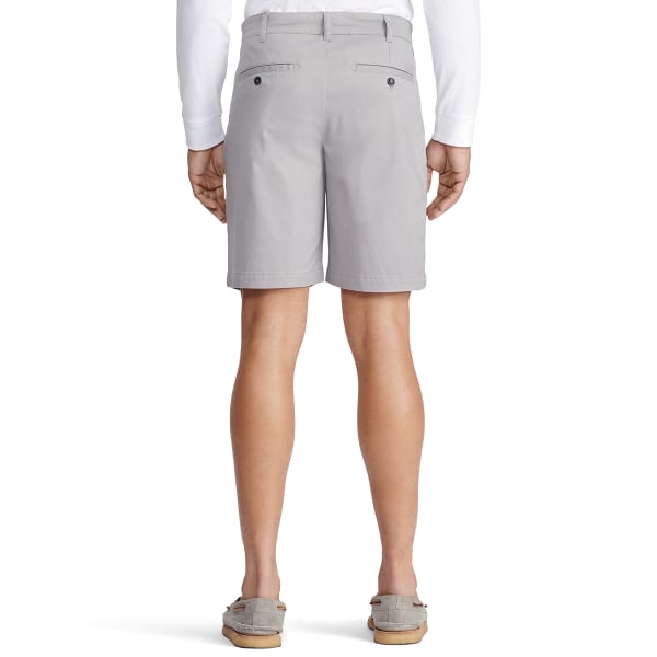 IZOD Men's Saltwater 9.5" Flat Front Chino Shorts