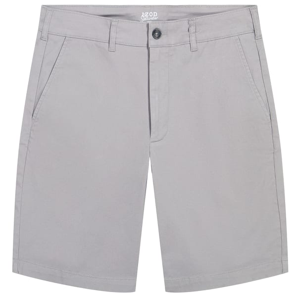 IZOD Men's Saltwater 9.5" Flat Front Chino Shorts