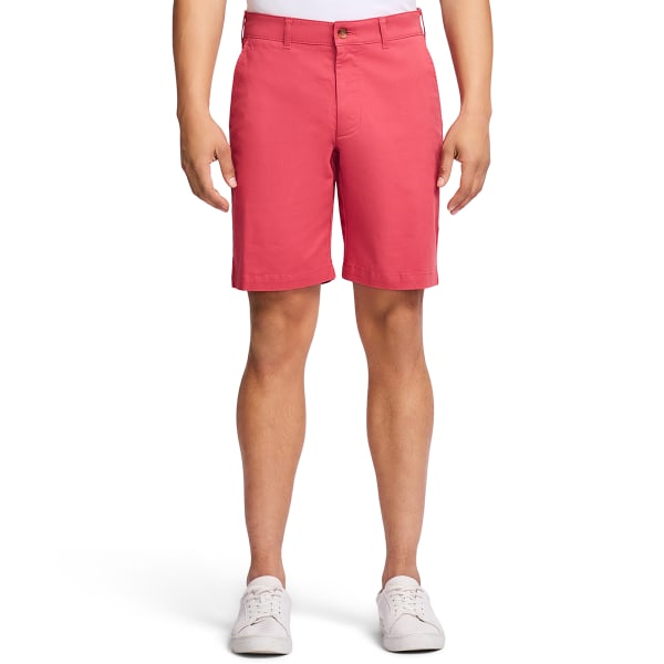 IZOD Men's Saltwater 9.5" Flat Front Chino Shorts