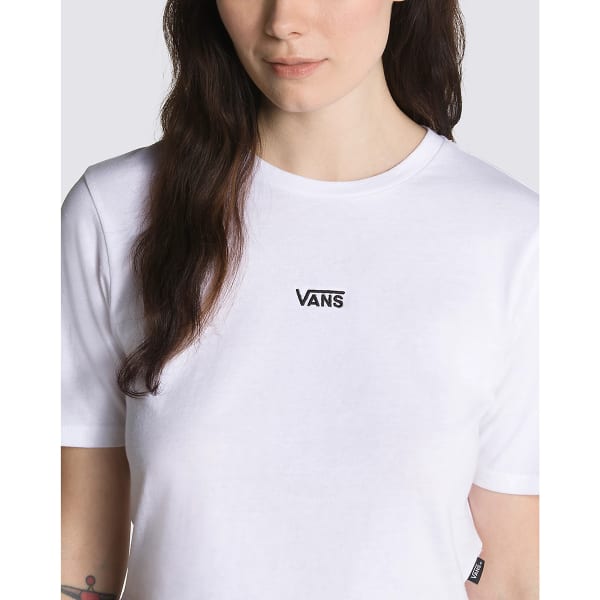 VANS Juniors' Flying V Cropped Short-Sleeve Crew Tee