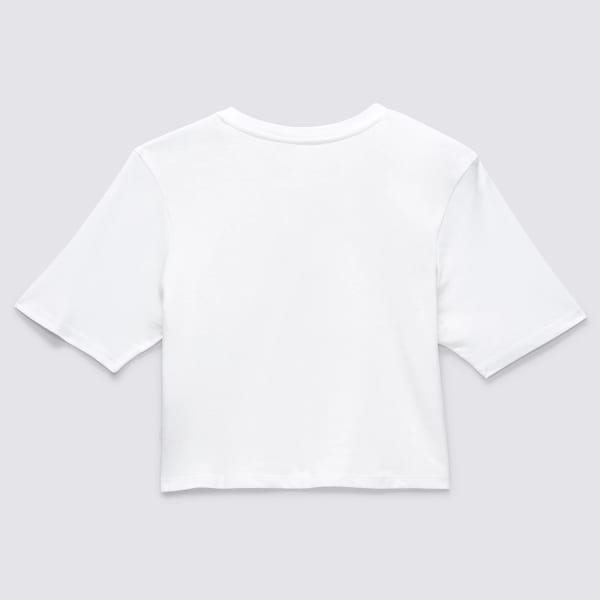 VANS Juniors' Flying V Cropped Short-Sleeve Crew Tee