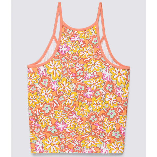 VANS Juniors' Resort Floral Halter Tank Top