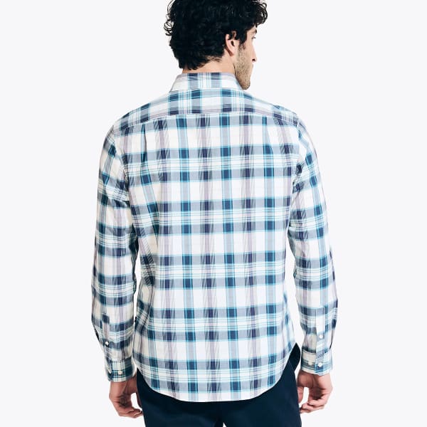 NAUTICA Men's Sustainably Crafted Plaid Shirt