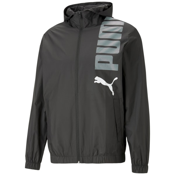 PUMA Men's Hooded Graphic Windbreaker