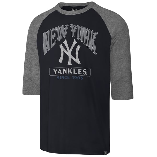 NEW YORK YANKEES Men's '47 Tracer Franklin Raglan Short-Sleeve Tee