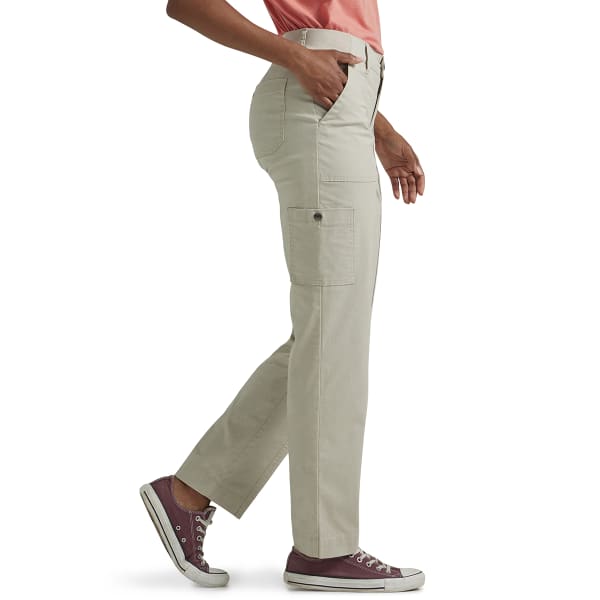 LEE Women's Ultra Lux Flex-To-Go Loose Fit Utility Pants