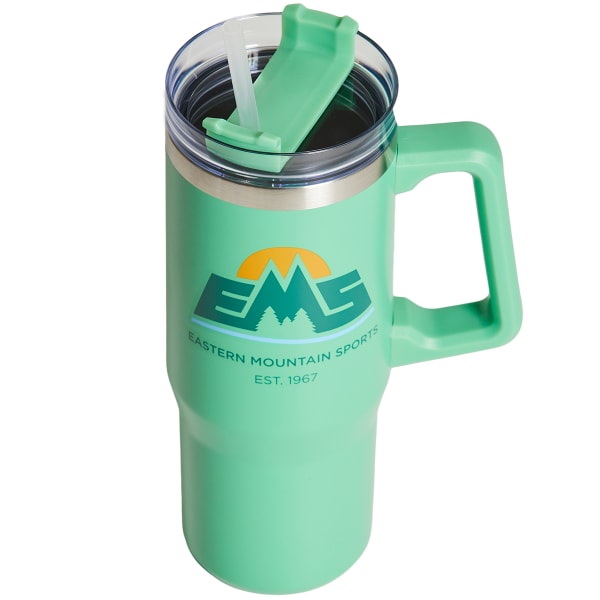 30oz tumbler with handle (Light Green)