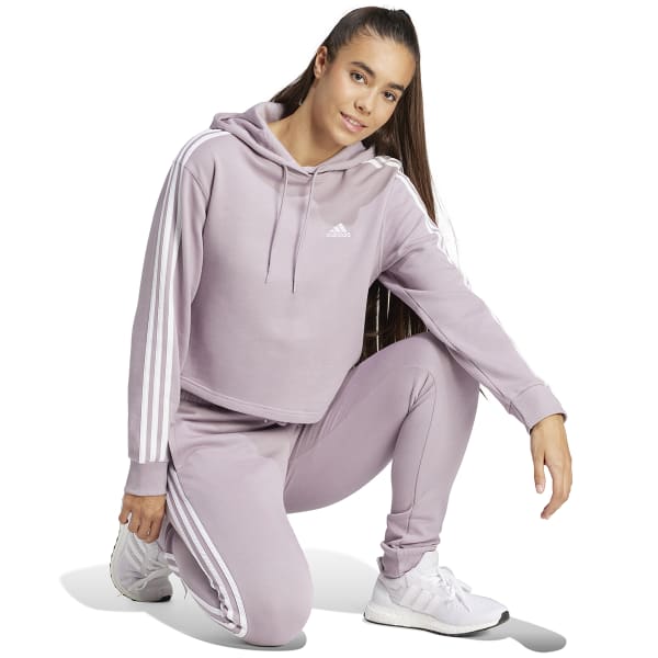 ADIDAS Women's Essentials 3-Stripes French Terry Cuffed Pants