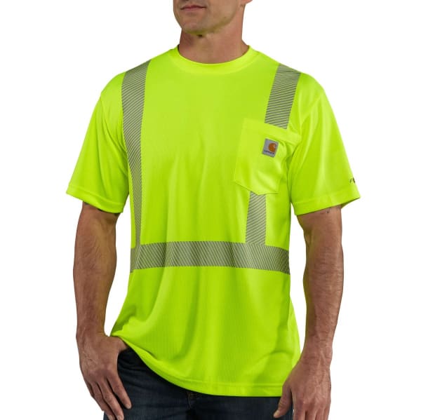 CARHARTT Men's 100495 High-Vis Force Relaxed Fit Lightweight Short-Sleeve Class 2 Tee