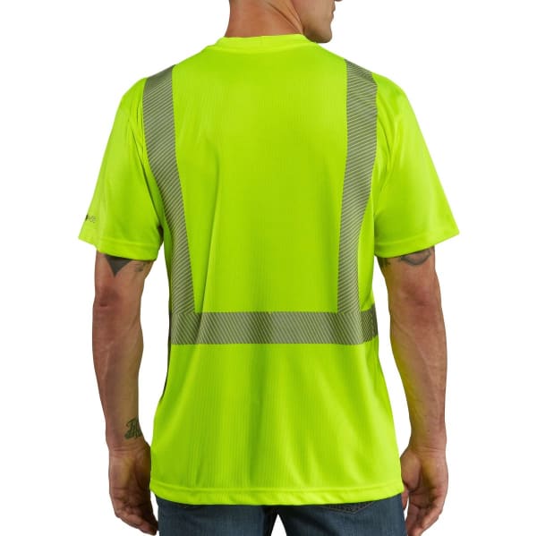 CARHARTT Men's 100495 High-Vis Force Relaxed Fit Lightweight Short-Sleeve Class 2 Tee