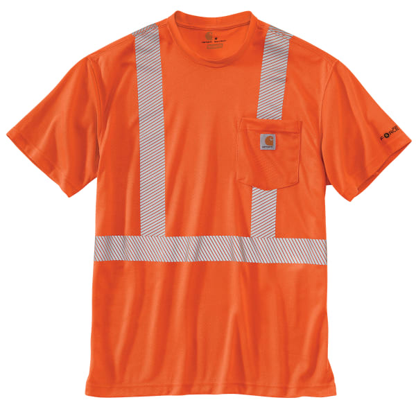 CARHARTT Men's 100495 High-Vis Force Relaxed Fit Lightweight Short-Sleeve Class 2 Tee