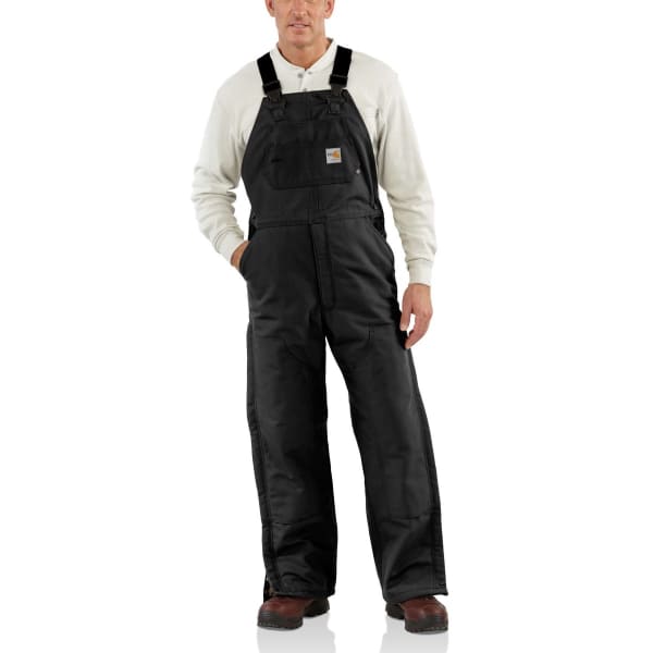 CARHARTT Men's 101626 Flame Resistant Loose Fit Duck Insulated Bib Overall