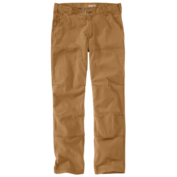 Carhartt Men’s Rugged Flex Relaxed Fit Duck Dungaree - Carhartt Brown