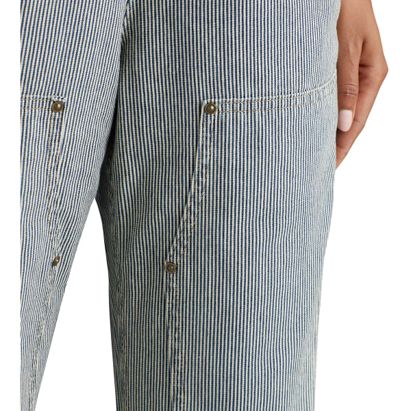 CARHARTT Women's 103042 Relaxed Fit Denim Railroad Stripe Bib Overalls