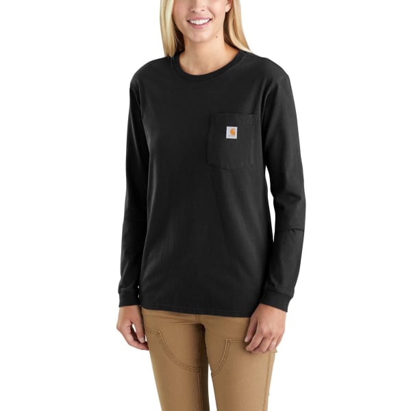 CARHARTT Women's 103244 Loose Fit Heavyweight Long-Sleeve Pocket Tee