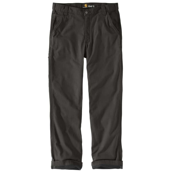 CARHARTT Men's 103342 Rugged Flex Relaxed Fit Canvas Knit-Lined Utility Work Pants, Extended Sizes