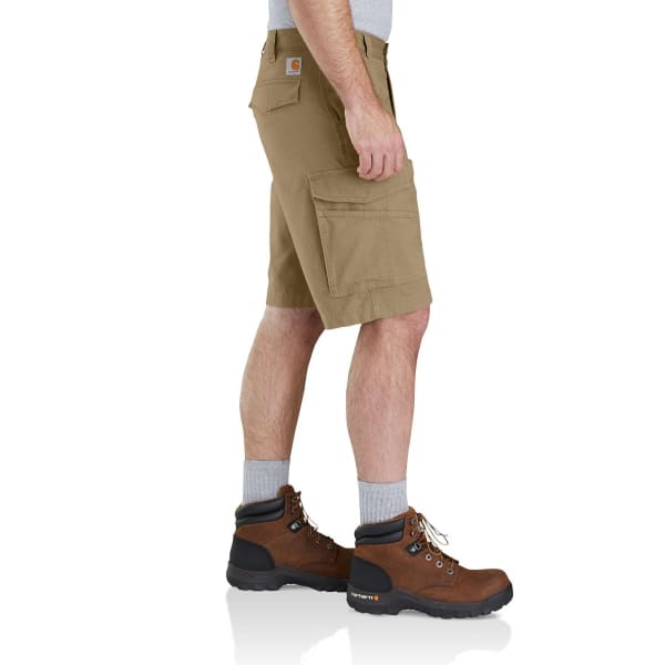 CARHARTT Men's 103542 Rugged Flex Relaxed Fit Canvas Cargo Work Shorts, Extended Sizes