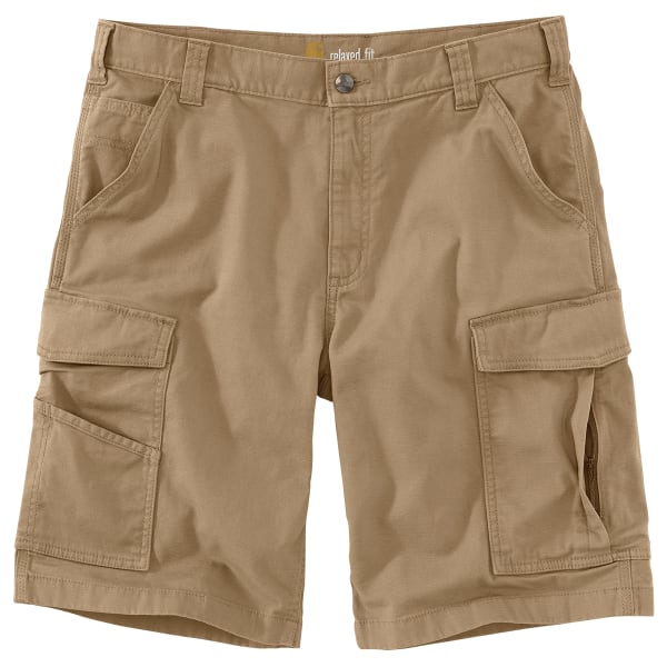 CARHARTT Men's 103542 Rugged Flex Relaxed Fit Canvas Cargo Work Shorts, Extended Sizes