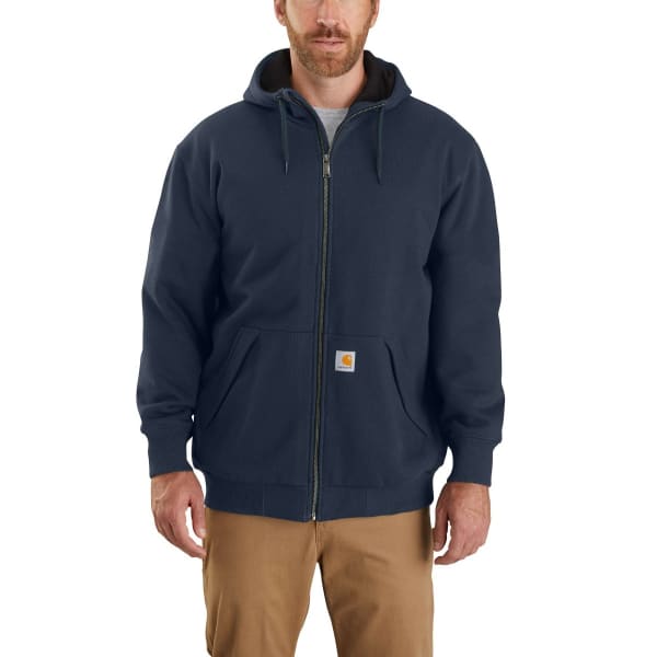 CARHARTT Men's 104078 Rain Defender Loose Fit Midweight Thermal-Lined Full-Zip Sweatshirt, Extended Sizes