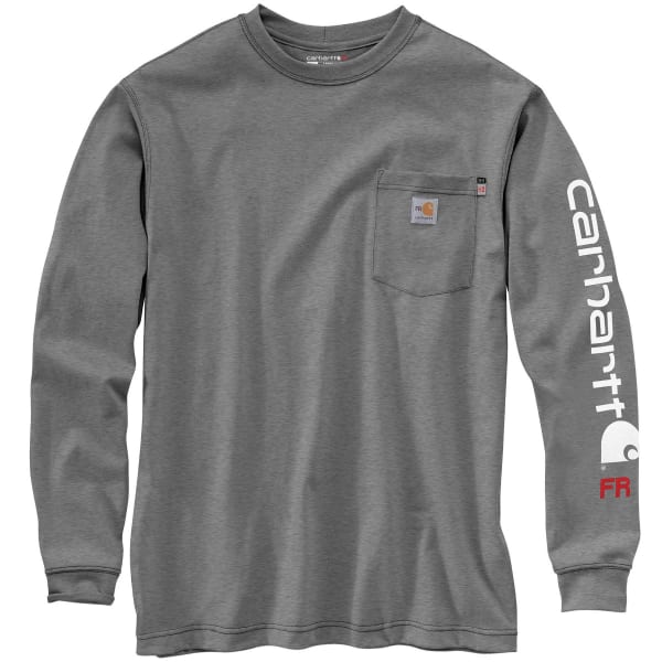 CARHARTT Men's 104130 Flame Resistant Force Loose Fit Lightweight Long-Sleeve Graphic Tee